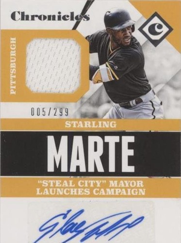2017 Panini Chronicles - Starling Marte #CSS-SM