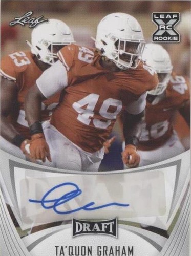 2021 Leaf Draft Ta’Quon Graham #BA-TQG