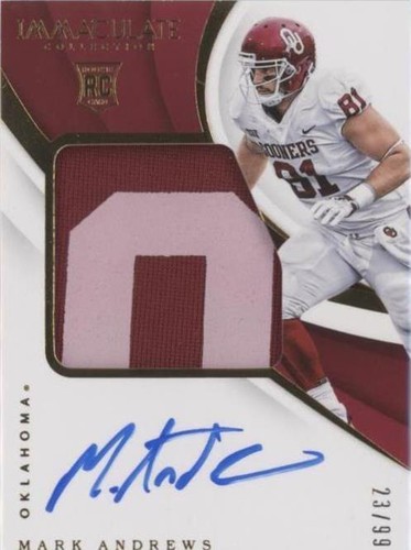 2018 Panini Immaculate Collection Collegiate Mark Andrews #141