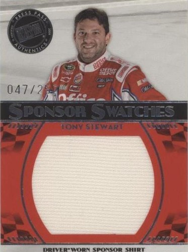 2009 Press Pass - Tony Stewart #SS-TS
