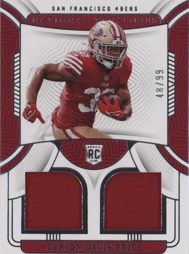 2022 Panini National Treasures Tyrion Davis-Price #RDM-TDP