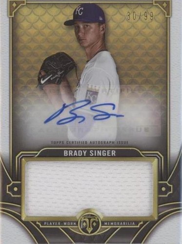 2022 Topps Triple Threads - Brady Singer #ASJR-BSI