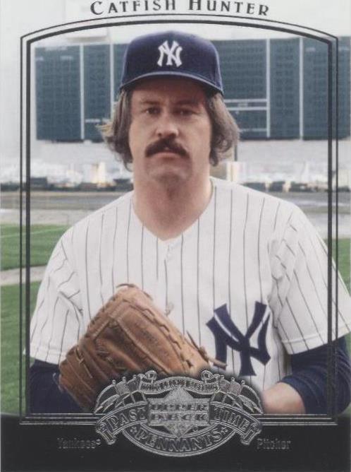 2005 Upper Deck Past Time Pennants - Catfish Hunter #16