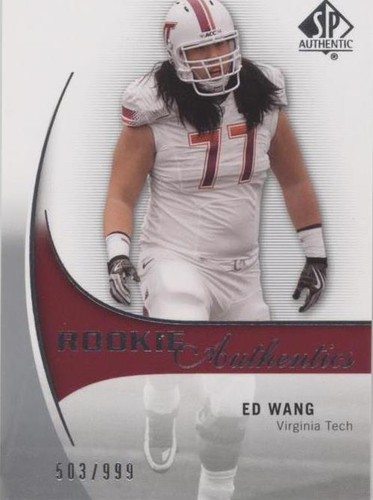 2010 SP Authentic Ed Wang #189