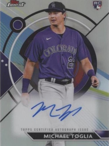 2023 Topps Finest - Michael Toglia #FA-MT