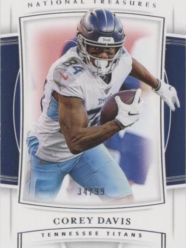2019 Panini National Treasures Corey Davis #100