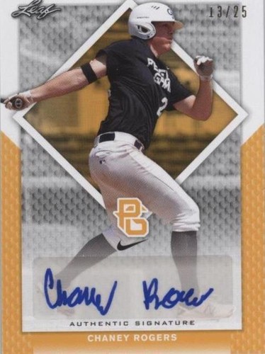 2016 Leaf Perfect Game National Showcase - Chaney Rogers #BA-123