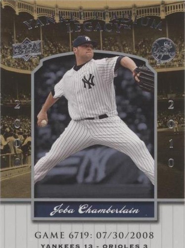 2008 Upper Deck - Joba Chamberlain #YSL6719