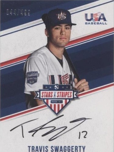 2018 Panini USA Baseball Stars & Stripes - Travis Swaggerty #TS