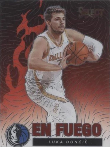 2023 Panini Select Luka Doncic Premier Neon Orange Pulsar
