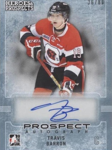 2014-15 In the Game Heroes and Prospects - Travis Barron #87