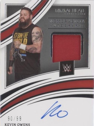 2022 Panini Immaculate Collection WWE - Kevin Owens #MA-KOW
