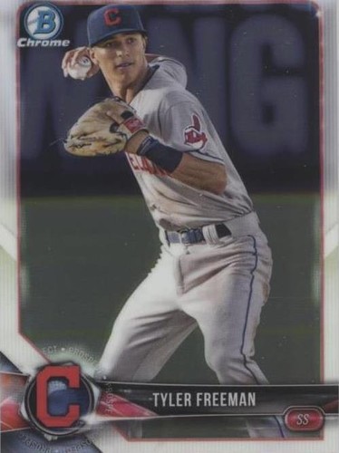 2018 BOWMAN CHROME TYLER FREEMAN RC 1ST PROSPECT AUTOGRAPH SGC 9.5 