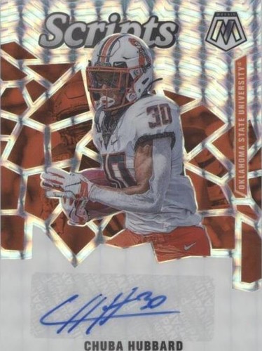 2021 Panini Mosaic Draft Picks Chuba Hubbard #SM-CH