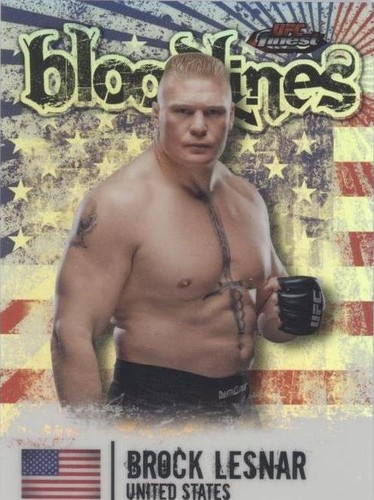 2012 Topps Finest UFC - Brock Lesnar #BL-BL