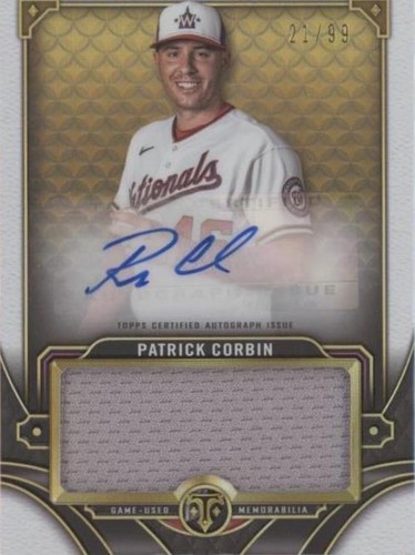 2022 Topps Triple Threads - Patrick Corbin #ASJR-PC