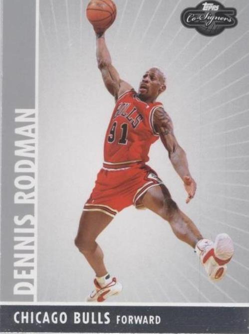 2008-09 Topps Co-Signers - Dennis Rodman #91
