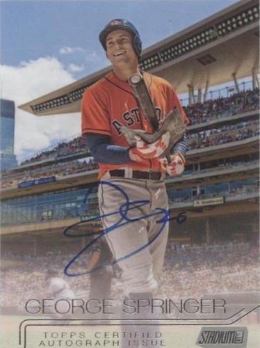 2015 Topps Stadium Club - George Springer #SCA-GS