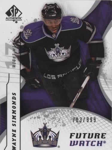 2008-09 SP Authentic - Wayne Simmonds #189