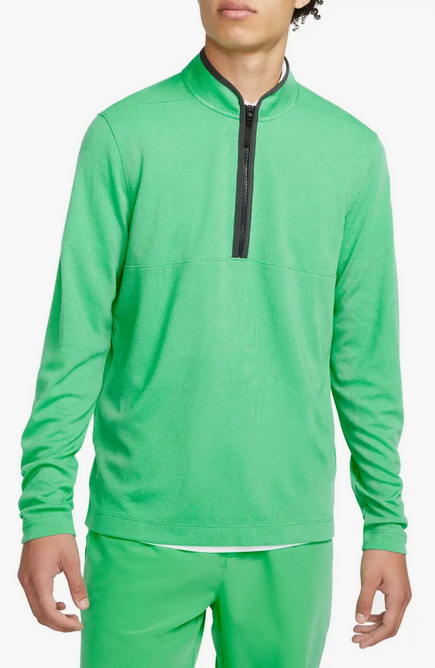 Nike Dri-FIT Victory Half Zip Golf Pullover, Spring Green, M