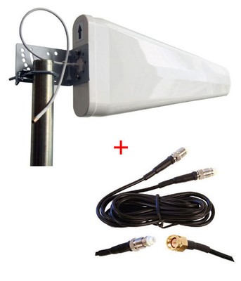 D-Link DWR-961 4G LTE Router external wide band Log Periodic Yagi Antenna 11db
