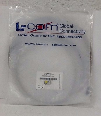 NEW L-Com, TRD855SIG-10, Industrial Grade Cat5e Ethernet Patch Cable, Free Ship
