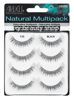 Ardell Natural Multipack False Eyelashes Black 4 pairs