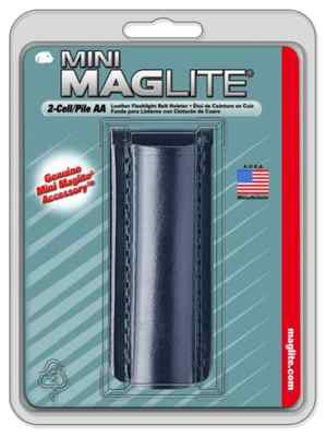 Maglite Minimag Lampe Torche 2 piles AA Holster 14 LM Xenon Silver SM2A10H