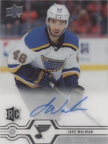 2019-20 Upper Deck Clear Cut - Jake Walman #CC-JW