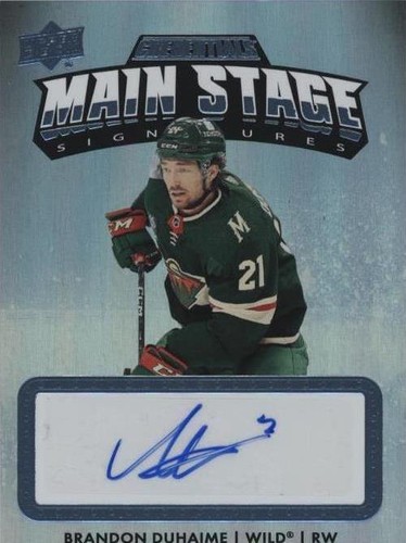 2022-23 Upper Deck Credentials - Brandon Duhaime #MS-BD