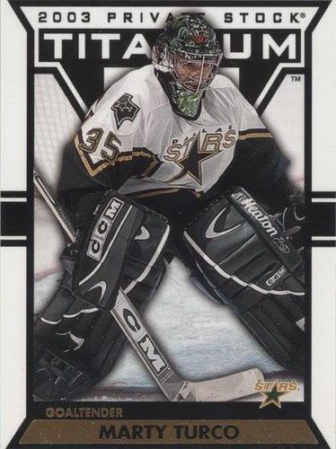 2002-03 Pacific Private Stock Titanium - Marty Turco #33