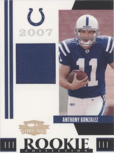 2007 Donruss Threads Anthony Gonzalez #RCM-26