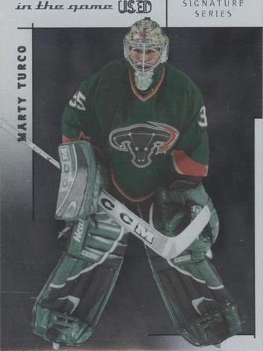 2003-04 In the Game-Used Signature Series - Marty Turco #37