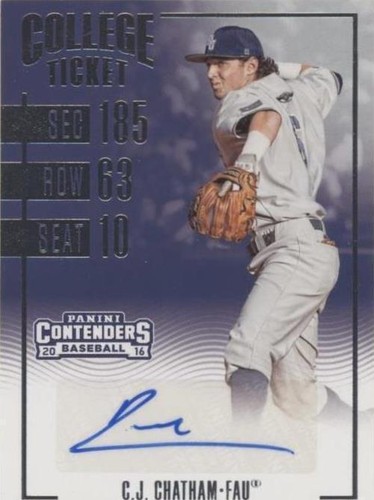 2016 Panini Elite Extra Edition - C.J. Chatham #32