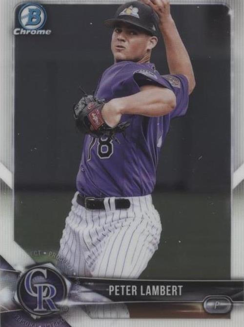 2018 Bowman Chrome - Peter Lambert #BCP179