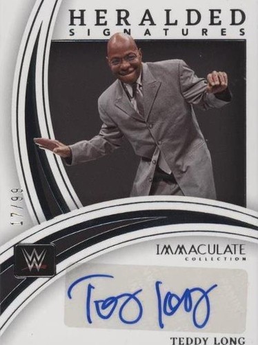 2022 Panini Immaculate Collection WWE - Teddy Long #HS-TLG