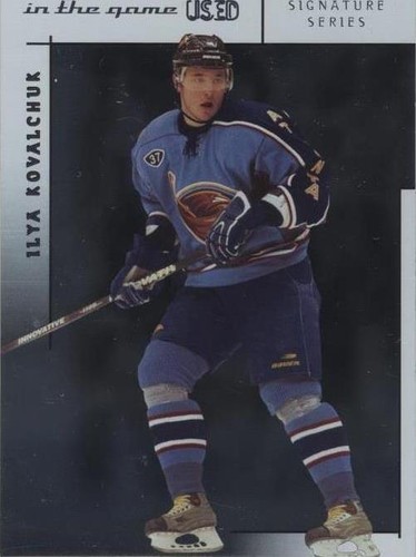 2003-04 In the Game-Used Signature Series - Ilya Kovalchuk #96