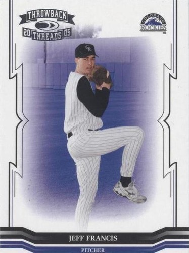 2005 Donruss Throwback Threads - Jeff Francis #274