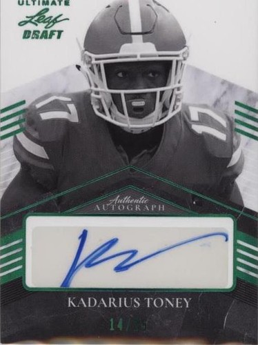 2021 Leaf Ultimate Draft Kadarius Toney #PA-KT2