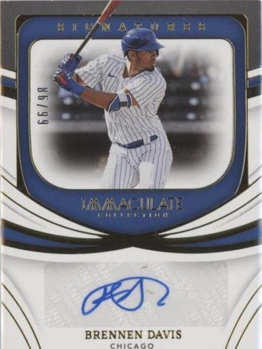 2022 Panini Immaculate Collection - Brennen Davis #IS-BD