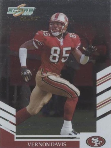 2007 Score Select Vernon Davis #124