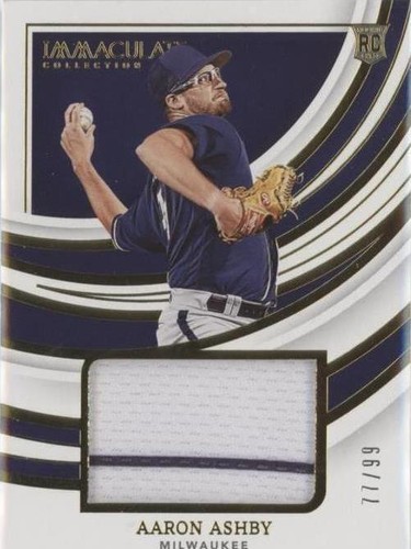 2022 Panini Immaculate Collection - Aaron Ashby #RRJ-AA