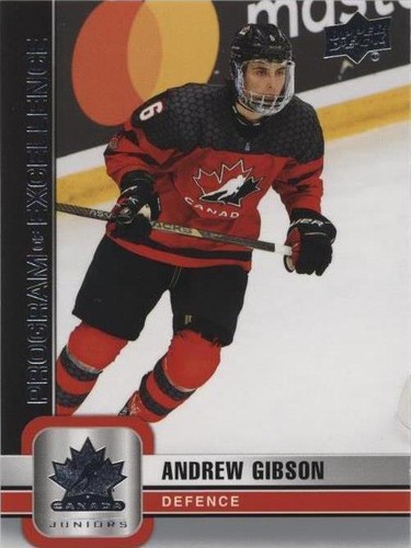 2023 Upper Deck Team Canada Juniors - Andrew Gibson #105