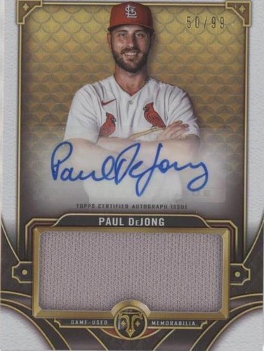 2022 Topps Triple Threads - Paul DeJong #ASJR-PD