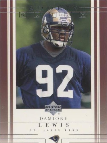 2001 Upper Deck Damione Lewis #199