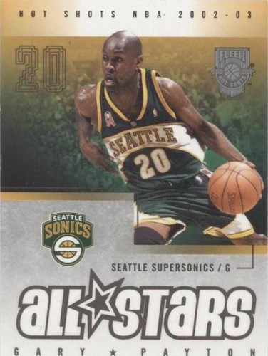 2002-03 Fleer Hot Shots - Gary Payton #166