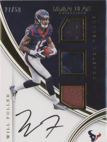 2016 Panini Immaculate Collection Will Fuller V #WF