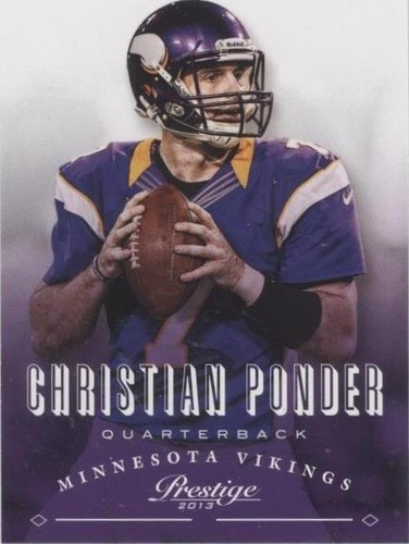 2013 Panini Prestige Christian Ponder #107