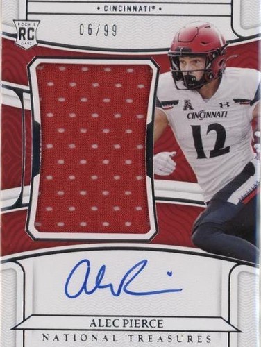 2022 Panini National Treasures Collegiate Alec Pierce #52