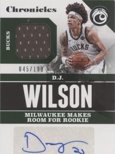 2017-18 Panini Chronicles - D.J. Wilson #CSS-DJW